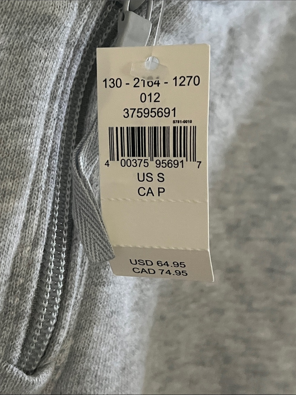 NWT Offline by aerie Light Heather Gray Cropped Sweatshirt size small - Picture 4 of 8